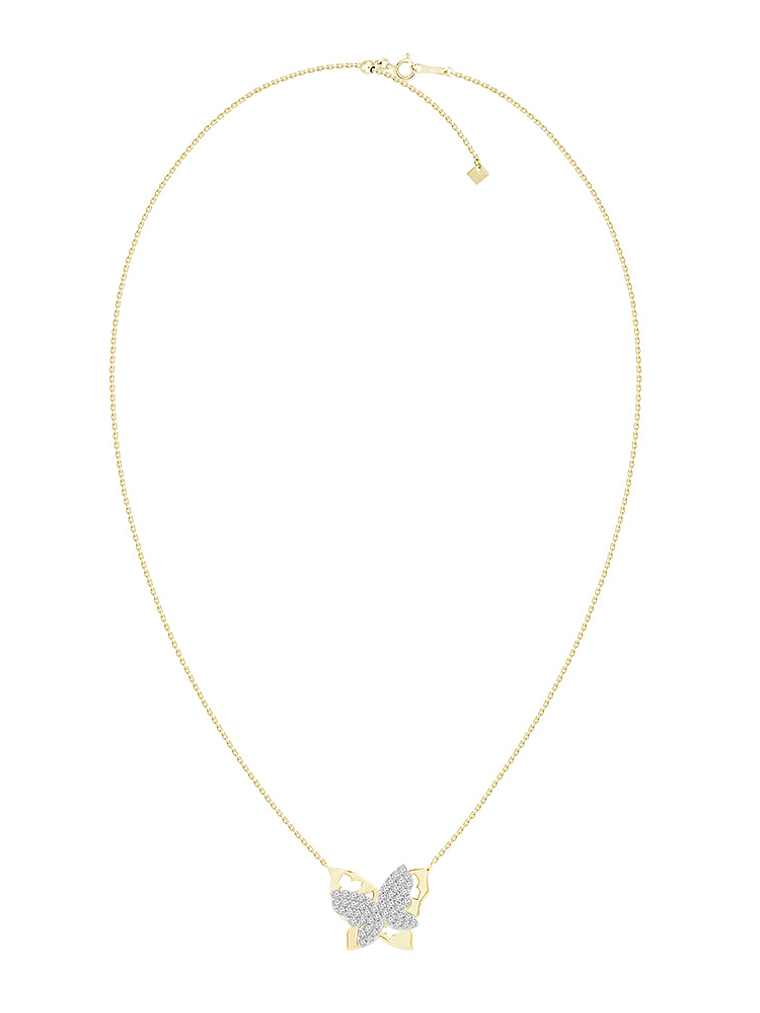 Collar Mariposa con Diamantes Naturales en Oro Amarillo 18K  2