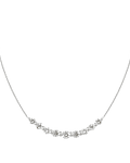 Collar Barrita M Diamantes en Oro Blanco 18K