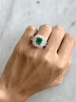Maxi Anillo Gran Esmeralda Diamantes en Oro Blanco 18K - Miniatura 2