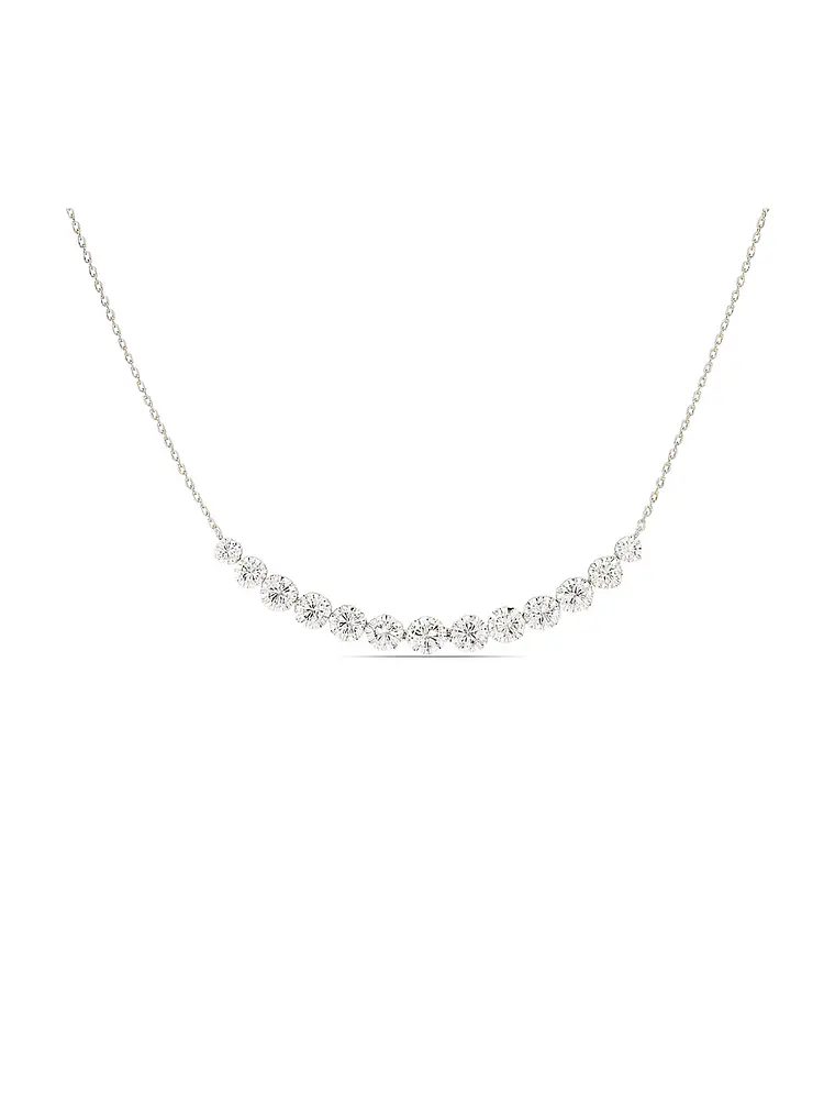 Collar Barrita Grande Diamantes Naturales en Oro Amarillo 18K 5