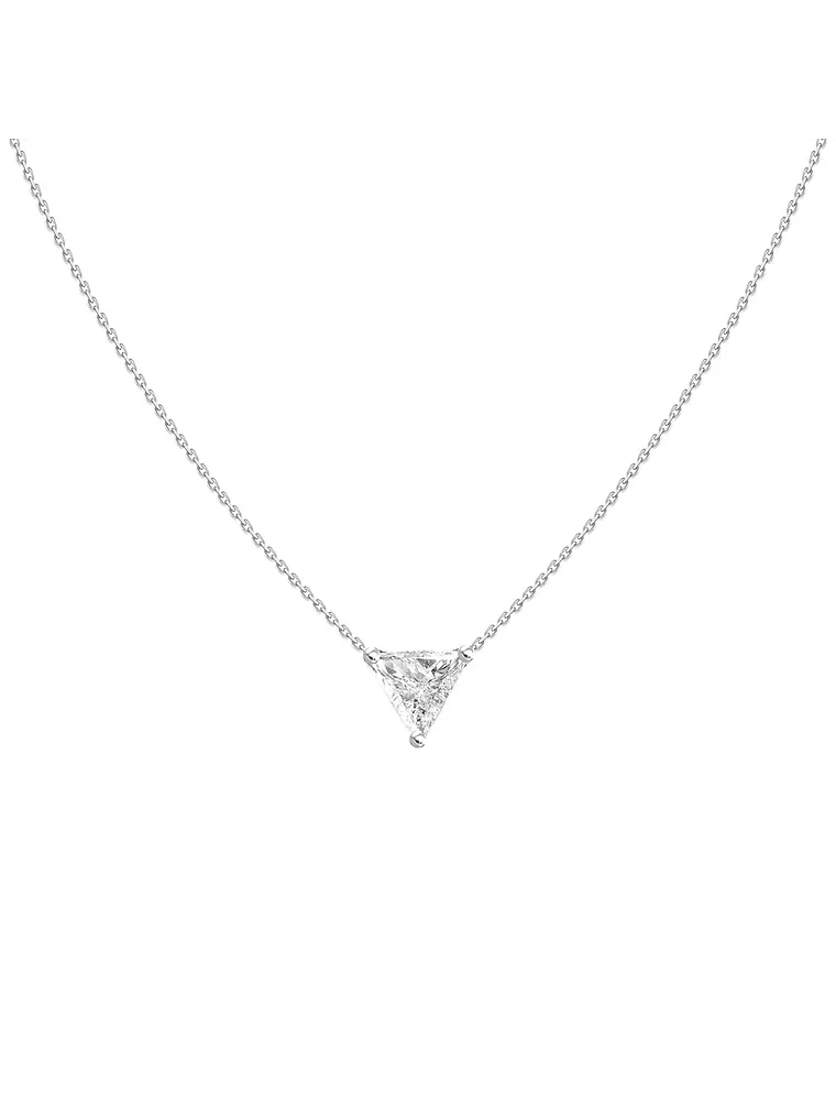 Collar Punto de Luz Triangular · Diamante Natural 1