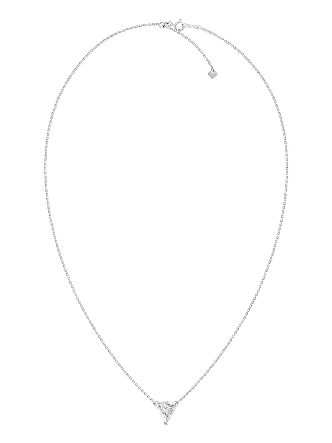 Collar Punto de Luz Triangular · Diamante Natural 2