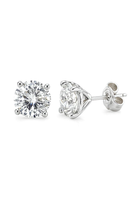 Aros Punto de Luz Diamantes 1.0 Ct Certificado GIA