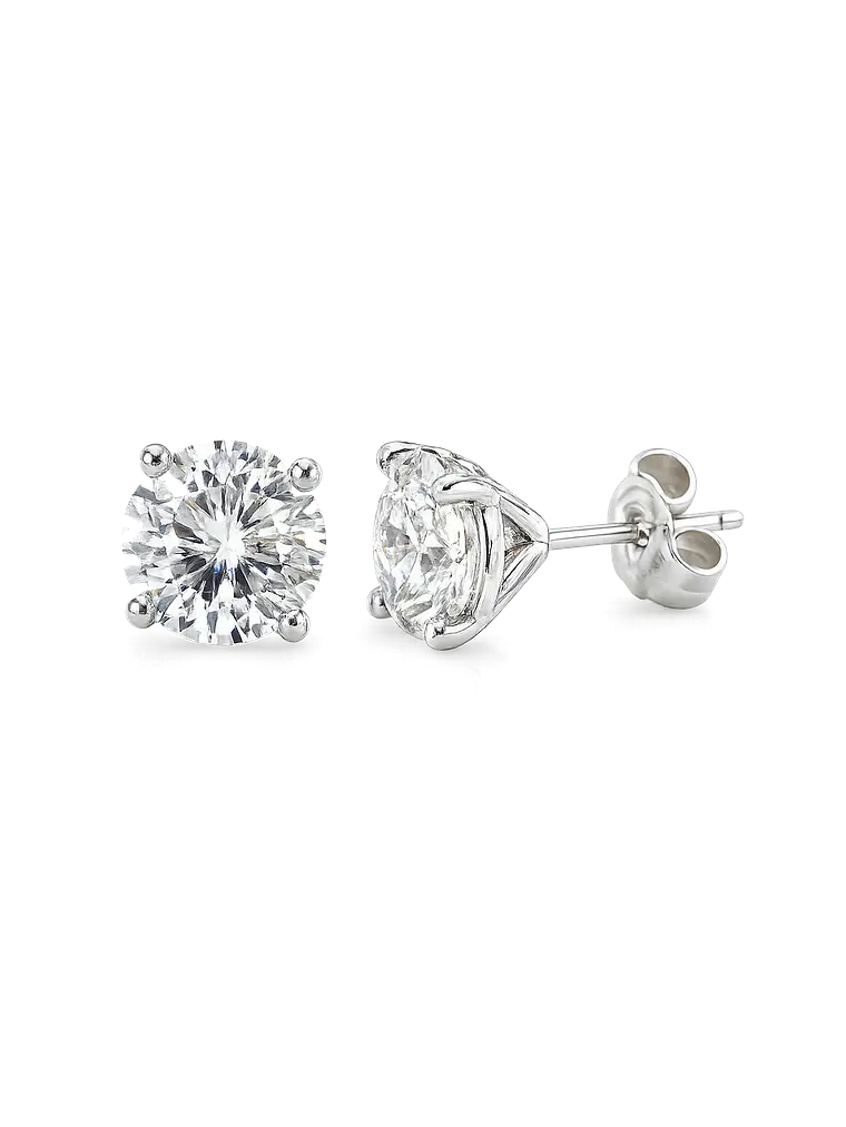 Aros Punto de Luz Diamantes 1.0 Ct Certificado GIA 1