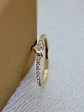 Anillo Solitario Diamante Corazón en Oro Blanco 18K - Miniatura 3