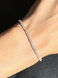 Maravillosa Pulsera Tennis Diamantes Premium en Platino - Miniatura 2
