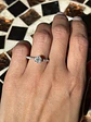 Exclusivo Anillo Solitario Diamantes en Oro Blanco 18K - Miniatura 2