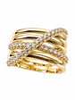 Anillo Cintillo Moderno Diamantes Oro Amarillo 18K - Miniatura 1