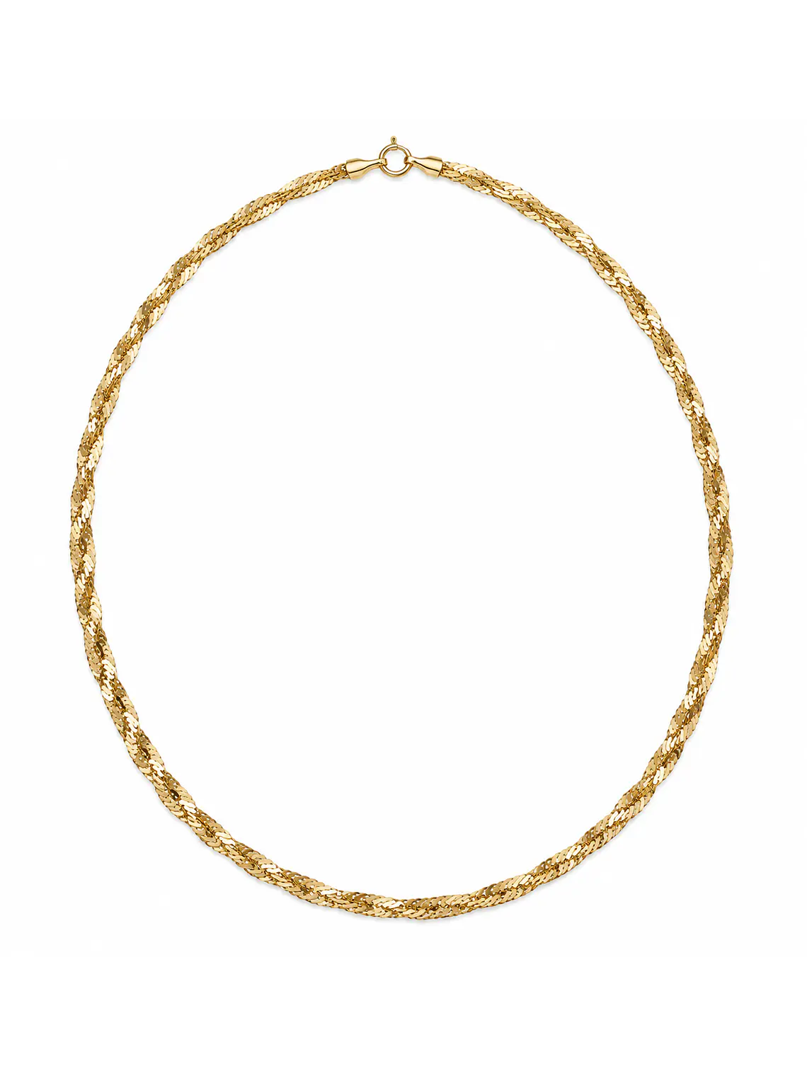 Collar Italiano Doble de Oro Amarillo 18K 1