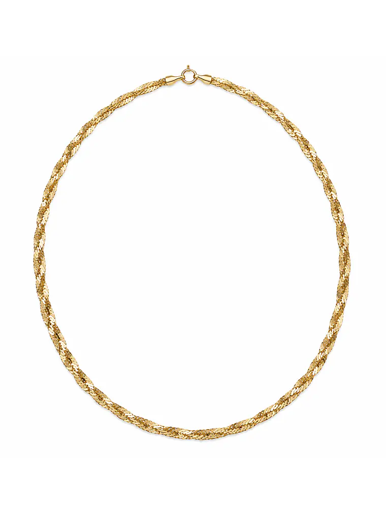 Collar Italiano Doble de Oro Amarillo 18K 1