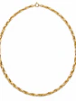 Collar Italiano Doble de Oro Amarillo 18K - Miniatura 1