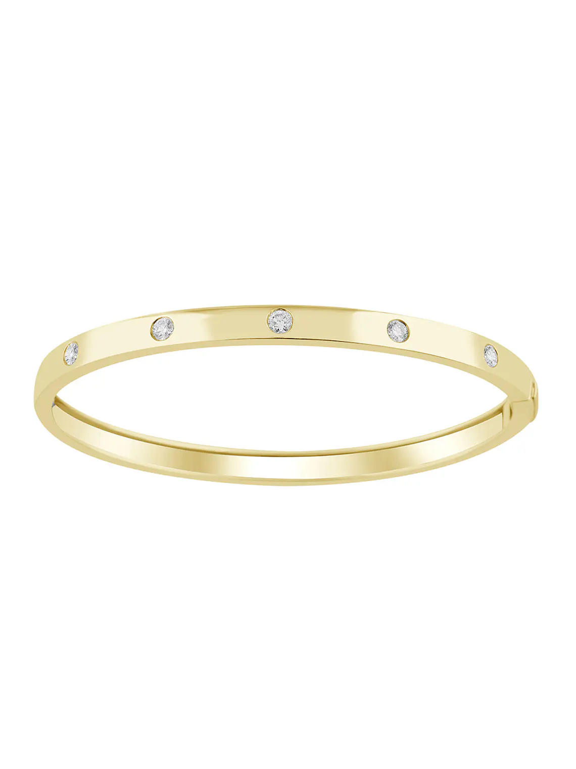 Maravillosa Esclava Diamantes en Oro Amarillo 18K 1