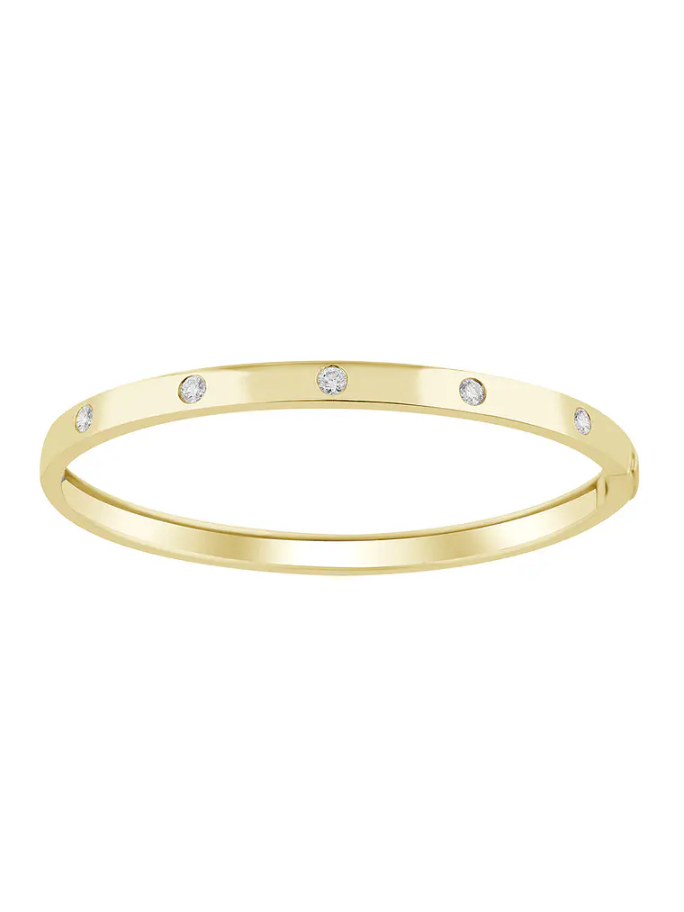 Maravillosa Esclava Diamantes en Oro Amarillo 18K 1