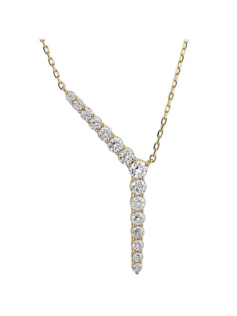 Exclusivo Collar Cascada Diamantes Naturales Oro Amarillo 18K 1