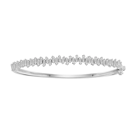 Preciosa Esclava Diamantes en Oro Blanco 18K