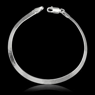 Pulsera de plata italiana estilo cinta 925 italiana