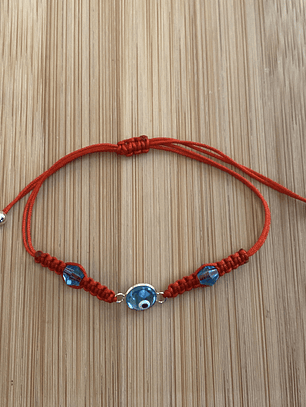 Pulsera de hilo rojo con Ojo Turco