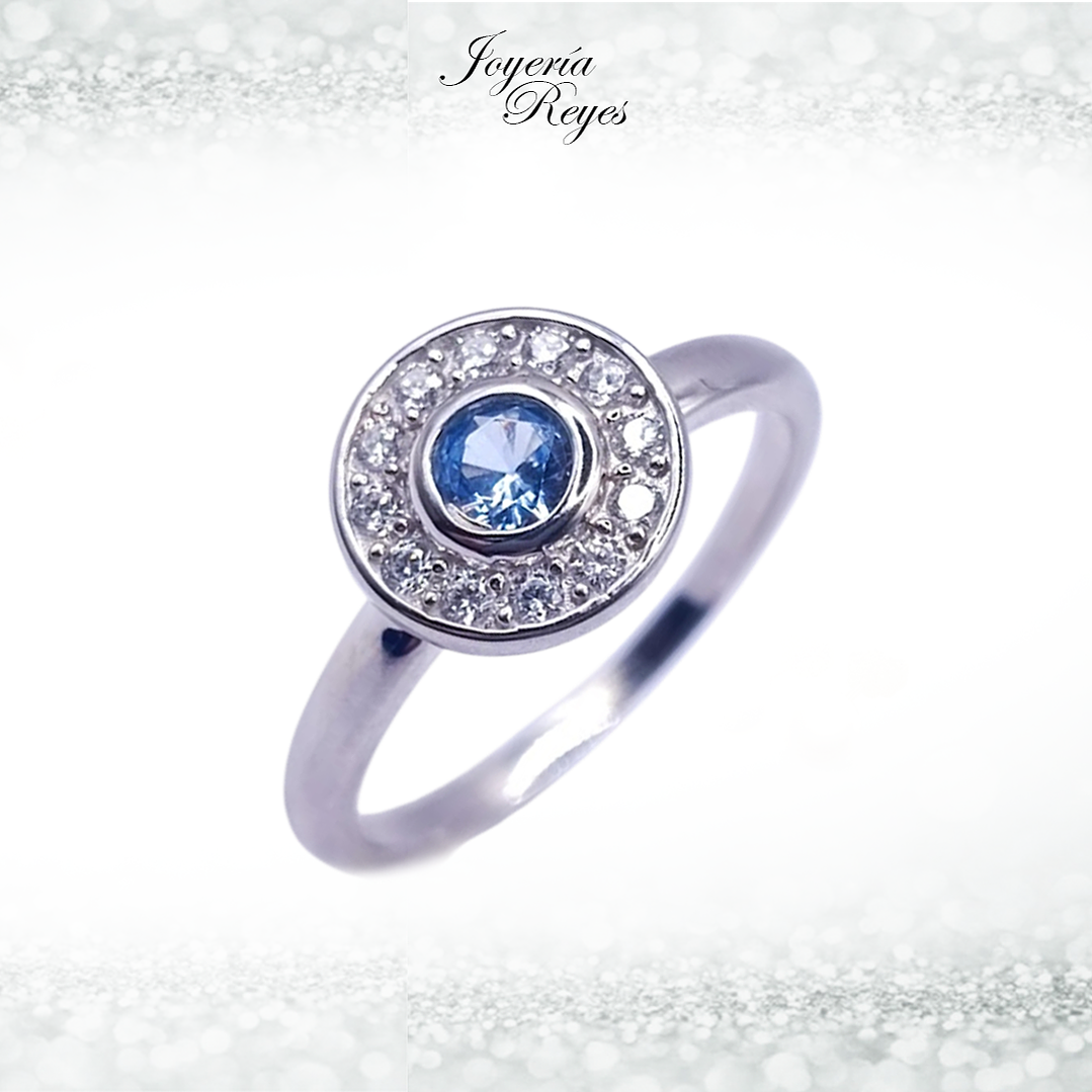 Anillo de plata rodinada fabricación Italiana - ley 925 - modelo JR-0015TA 1