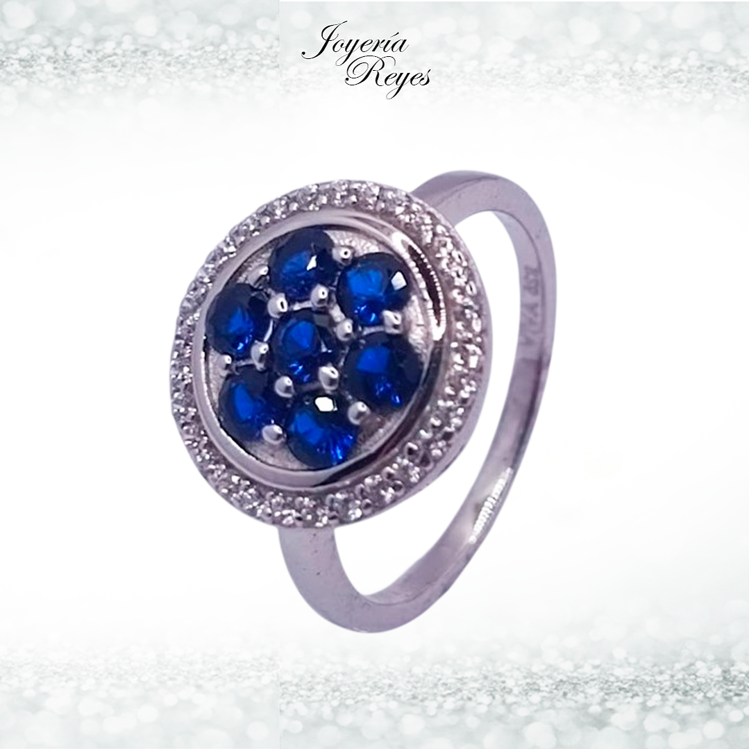 Anillo de plata rodinada fabricación Italiana - ley 925 - modelo 10676FRSWSH1 1