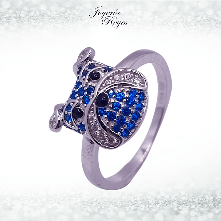 Anillo de plata rodinada fabricación Italiana - ley 925 - modelo 12188FRSWSH1 1