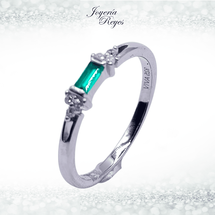 Anillo de plata rodinada fabricación Italiana - ley 925 - modelo 12192FRSWSH4 1