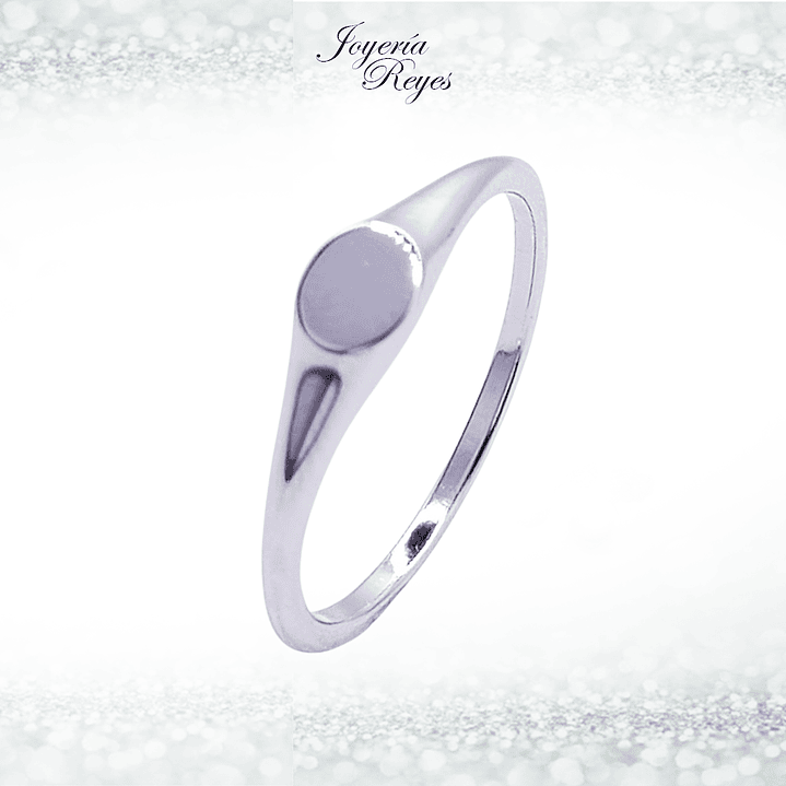 Anillo de plata rodinada fabricación Italiana - ley 925 - modelo 12585FRSWSH2 1