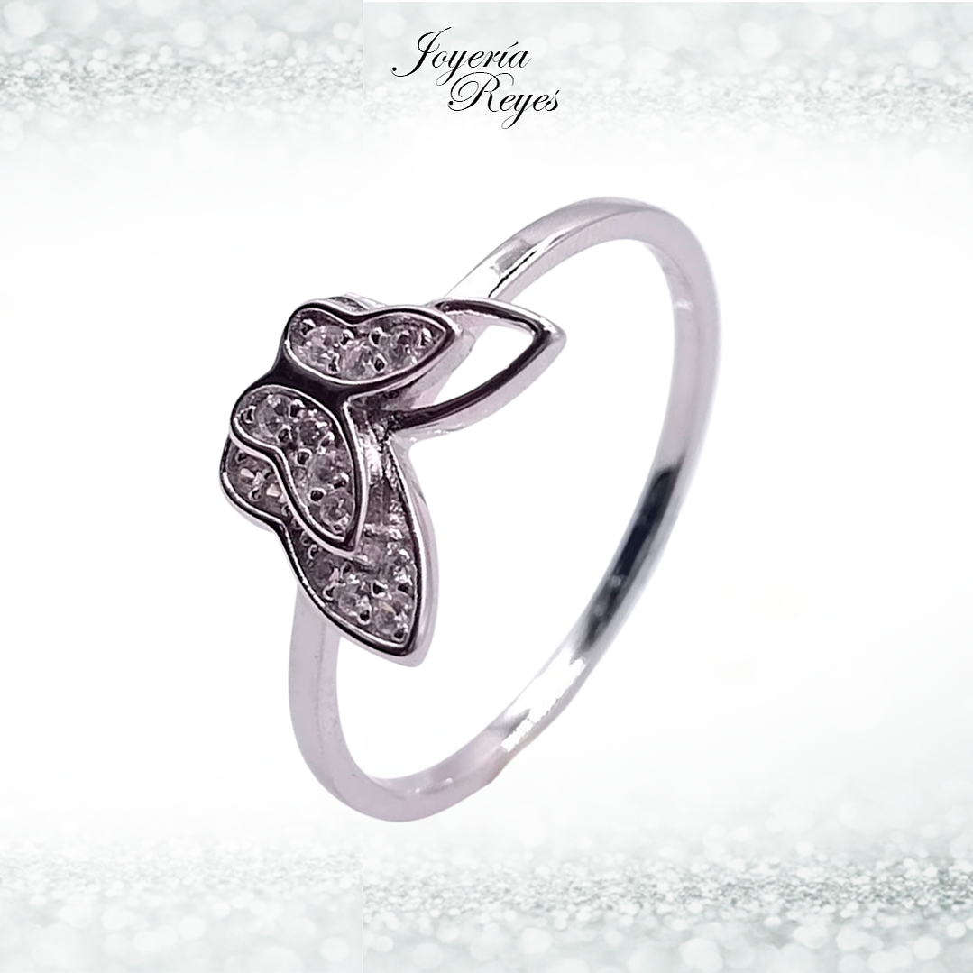 Anillo de plata rodinada fabricación Italiana - ley 925 - modelo 14174FRSWSH2 1