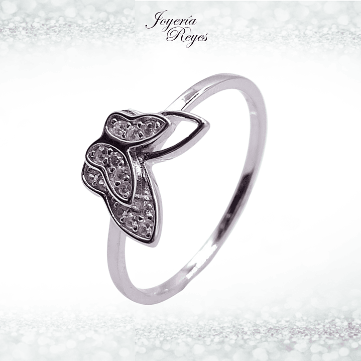 Anillo de plata rodinada fabricación Italiana - ley 925 - modelo 14174FRSWSH2 1