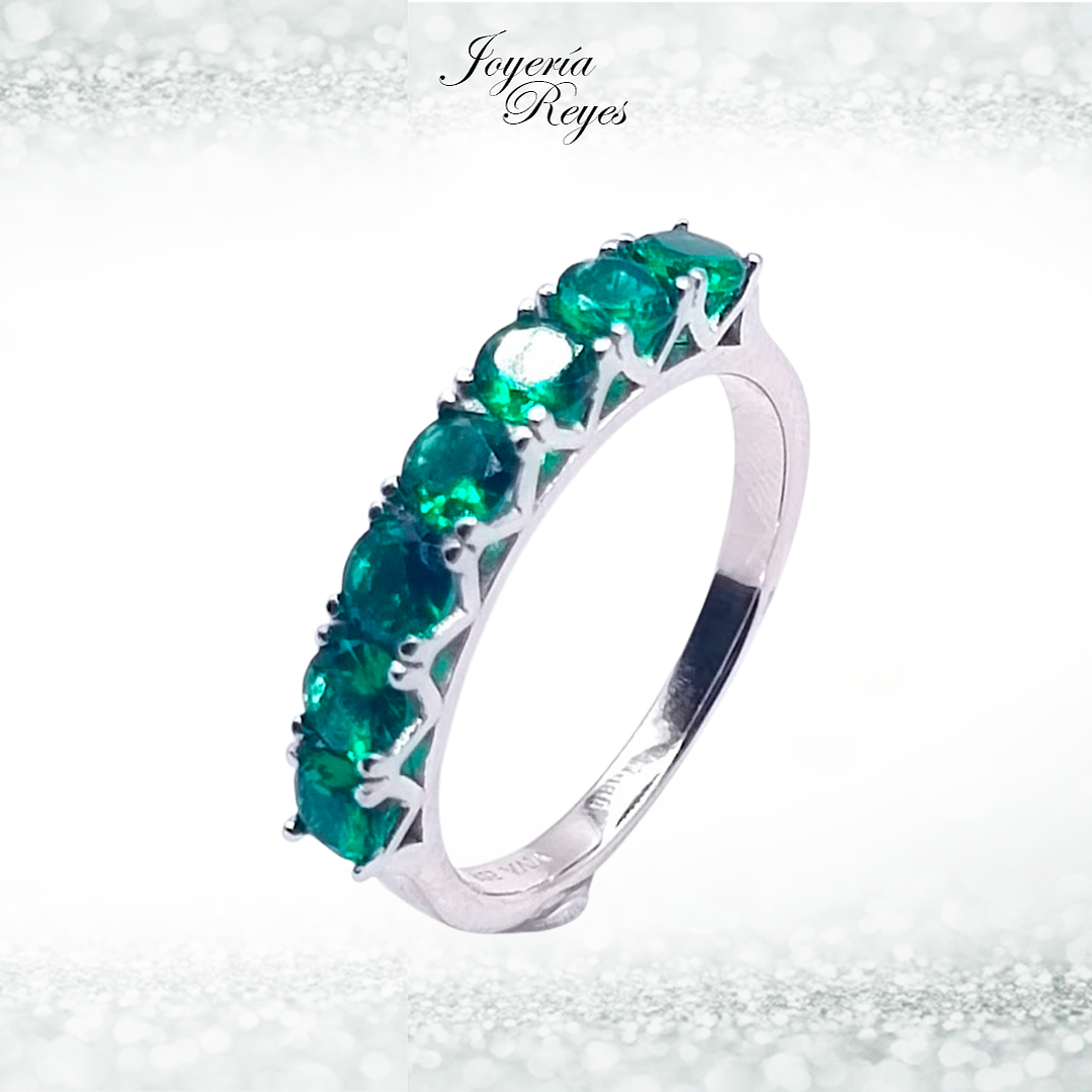 Anillo de plata rodinada fabricación Italiana - ley 925 - modelo 14396FRSWSH1 1