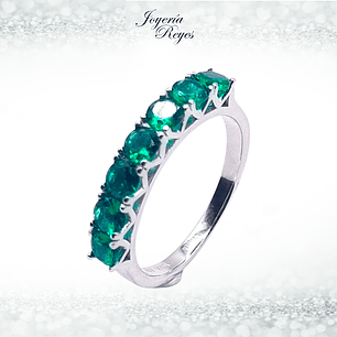 Anillo de plata rodinada fabricación Italiana - ley 925 - modelo 14396FRSWSH1