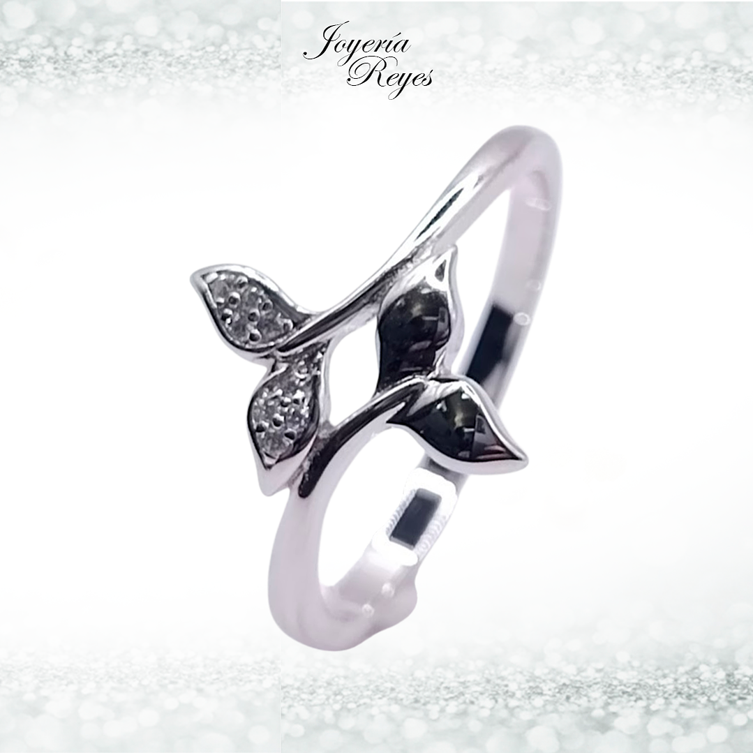 Anillo de plata rodinada fabricación Italiana - ley 925 - modelo 26549XRSWSH1 1