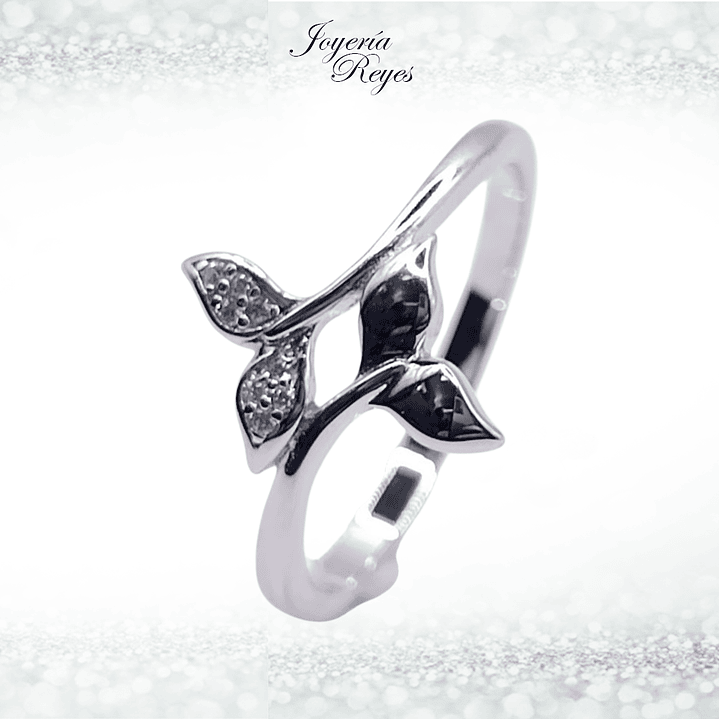 Anillo de plata rodinada fabricación Italiana - ley 925 - modelo 26549XRSWSH1 1