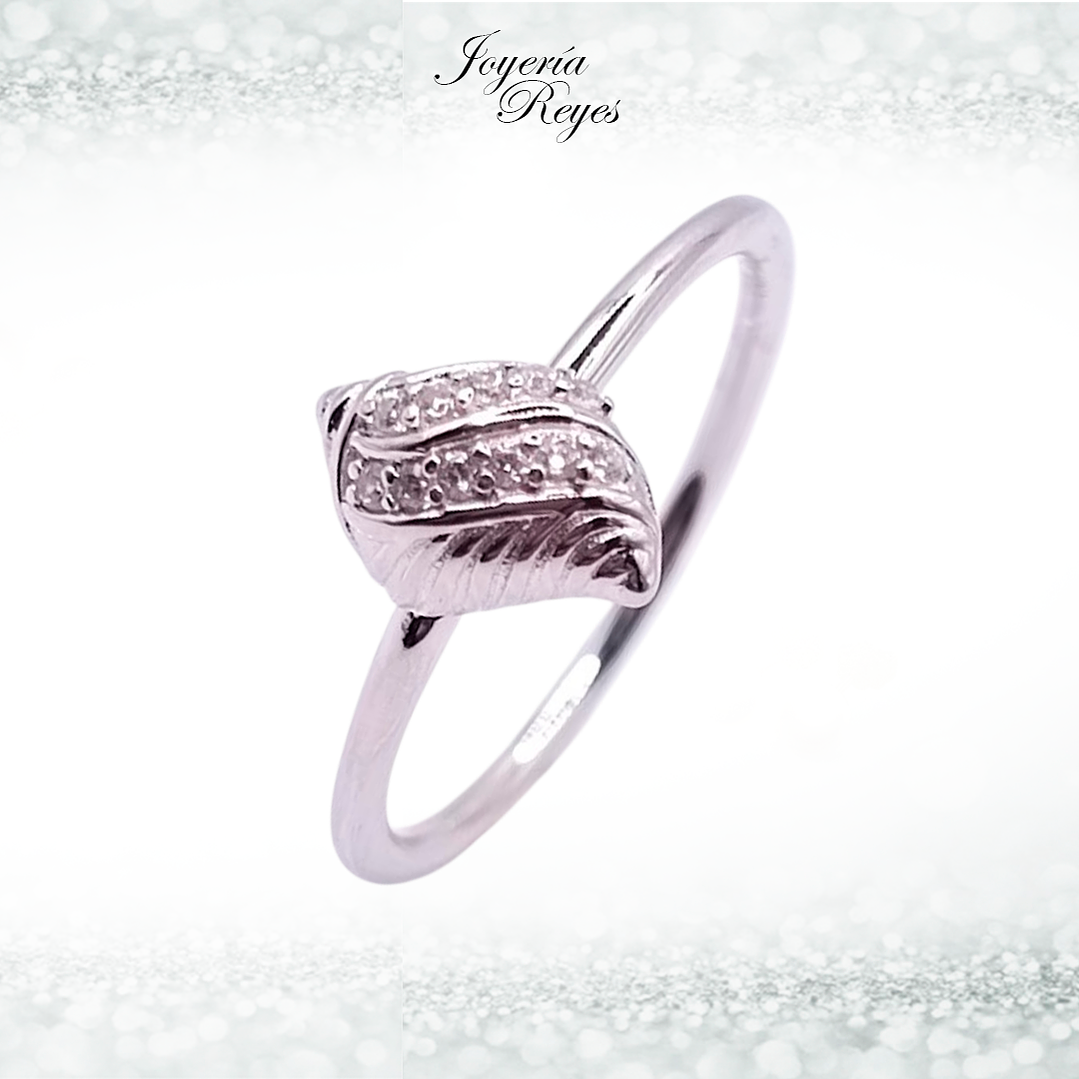 Anillo de plata rodinada fabricación Italiana - ley 925 - modelo 27552FRSWSH1 1