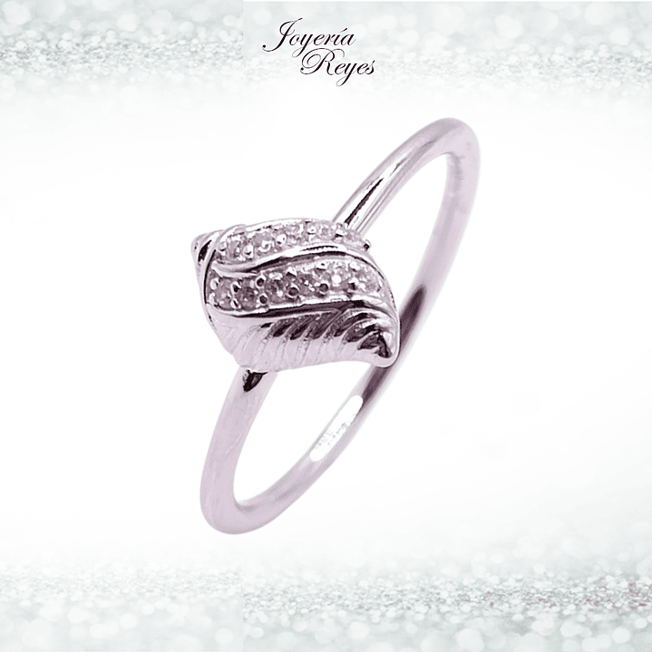 Anillo de plata rodinada fabricación Italiana - ley 925 - modelo 27552FRSWSH1 1