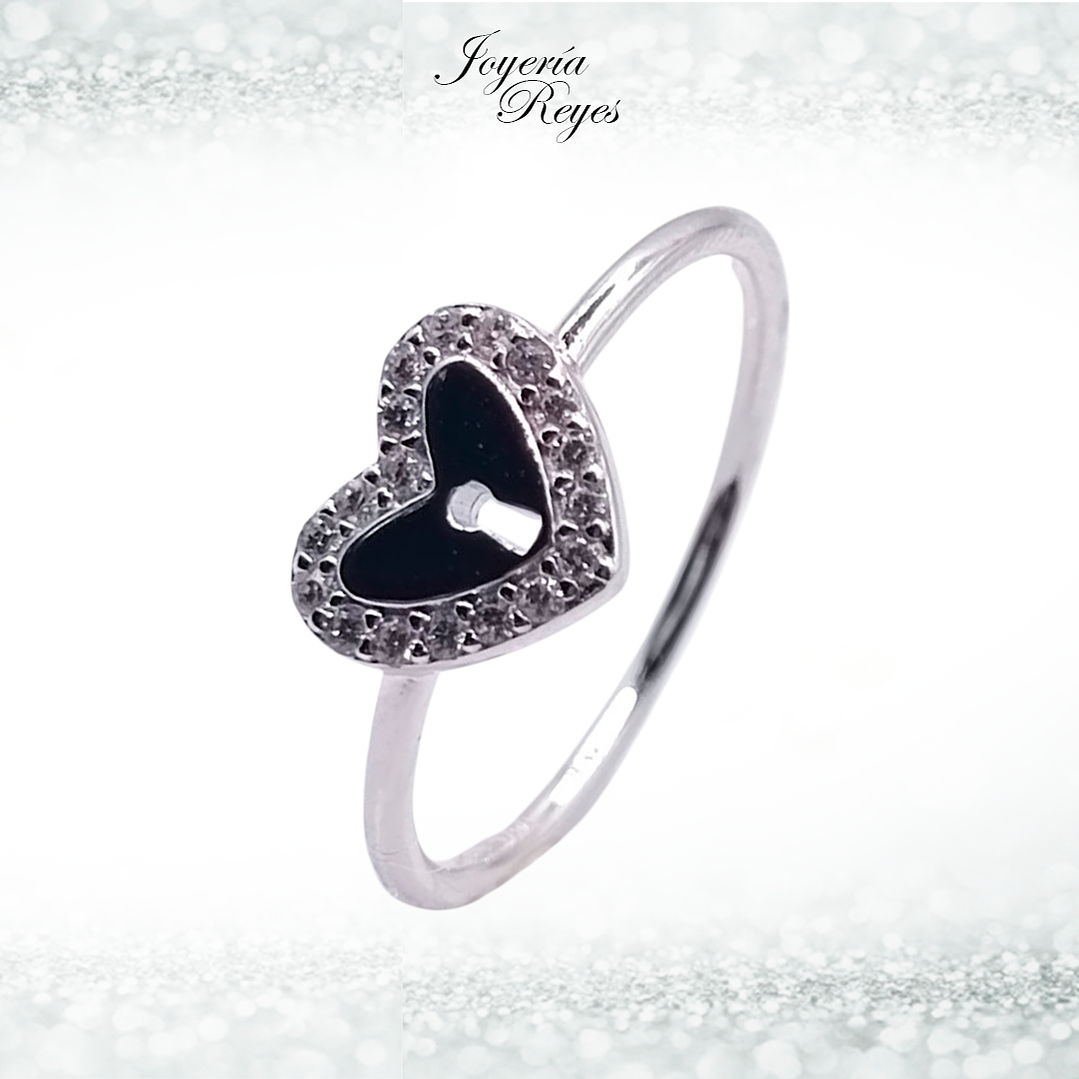 Anillo de plata rodinada fabricación Italiana - ley 925 - modelo 5191FRSWSH1 1