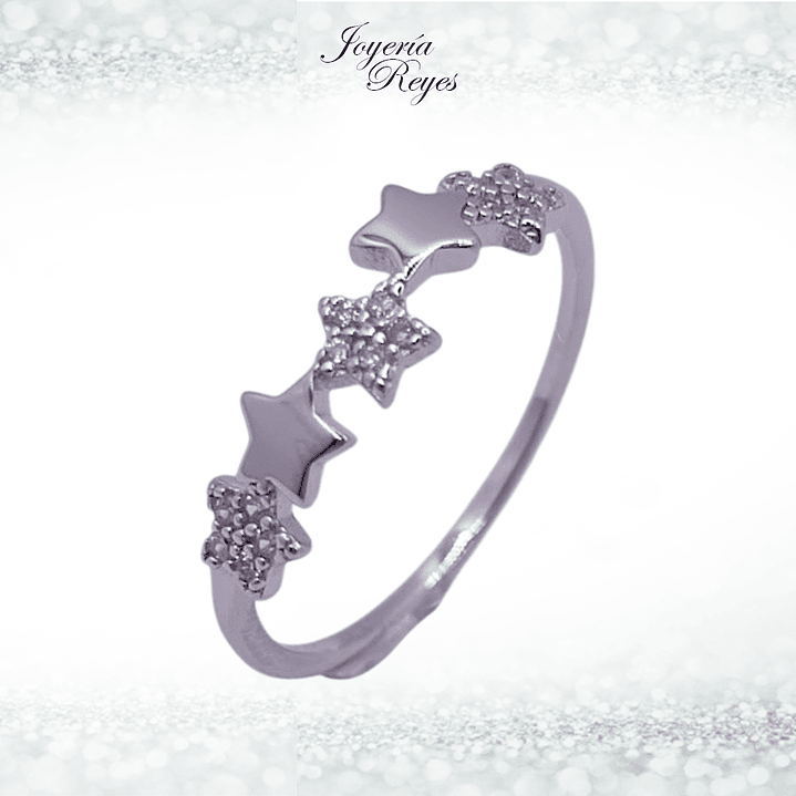 Anillo de plata rodinada fabricación Italiana - ley 925 - modelo 7318FRSWSH1 1