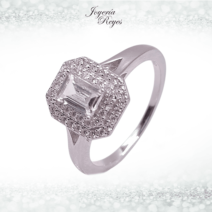 Anillo de plata rodinada fabricación Italiana - ley 925 - modelo FR0104 1