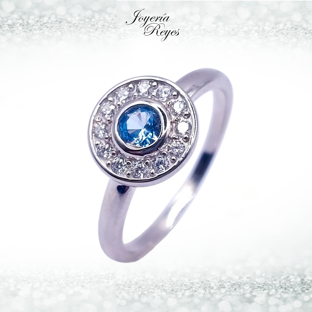 Anillo de plata rodinada fabricación Italiana - ley 925 - modelo JR-0015TA 1