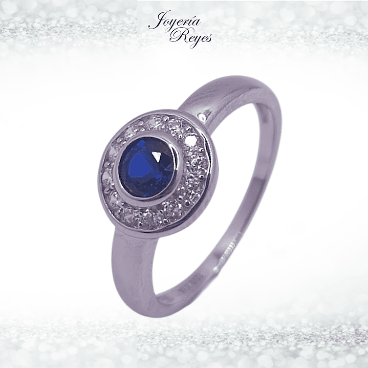 Anillo de plata rodinada fabricación Italiana - ley 925 - modelo JR-0015Z 1