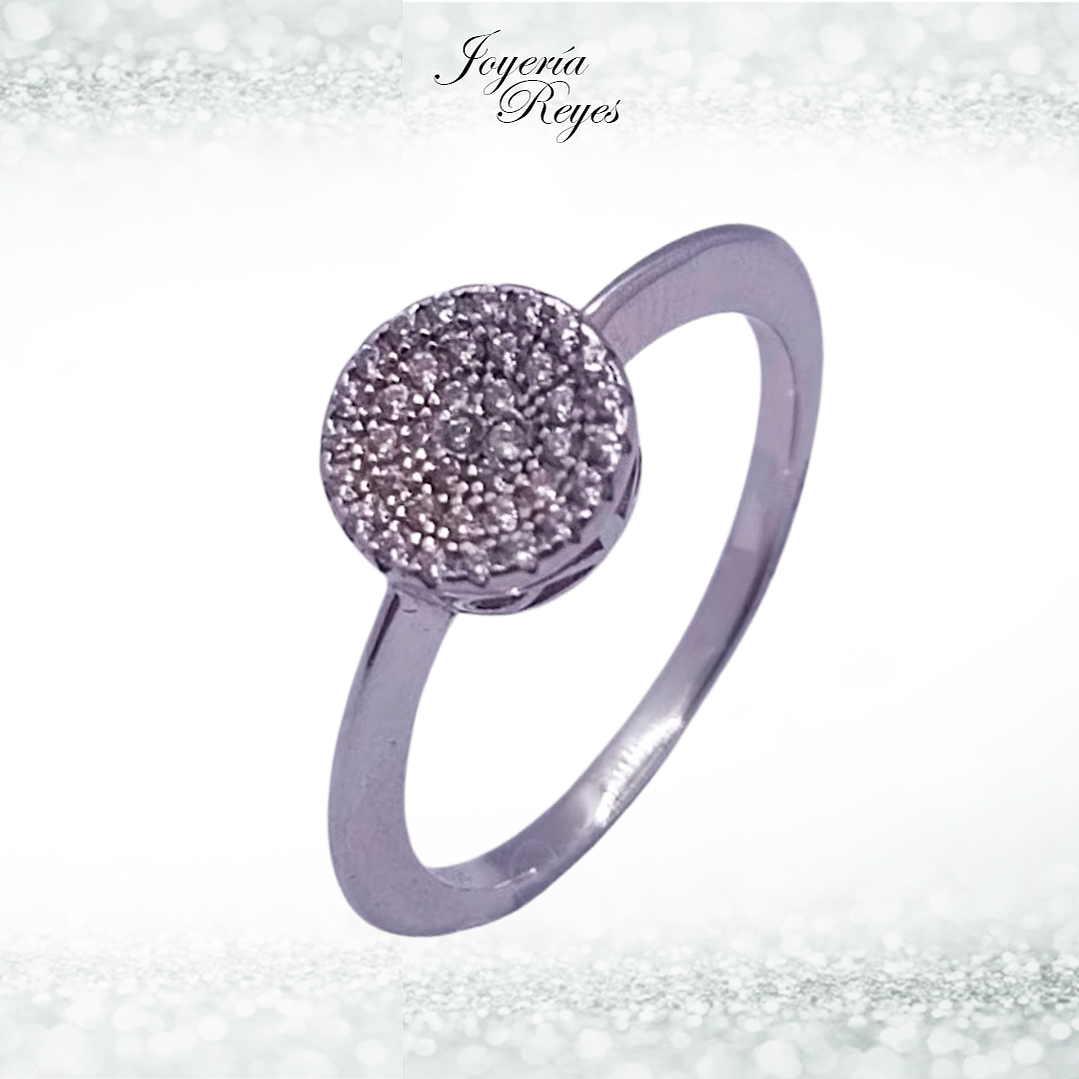 Anillo de plata rodinada fabricación Italiana - ley 925 - modelo JR-0103 1