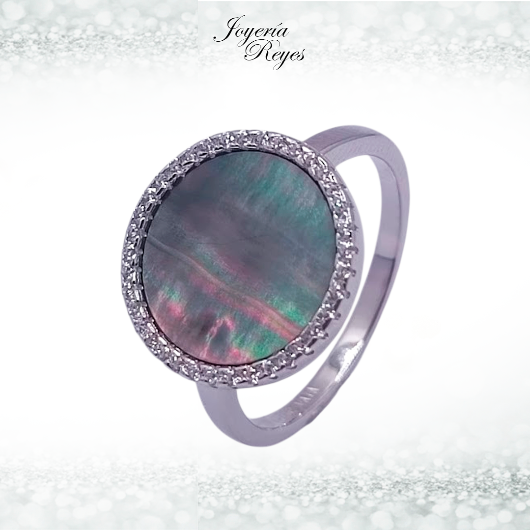 Anillo de plata rodinada fabricación Italiana - ley 925 - modelo JRMY8933KL--W 1