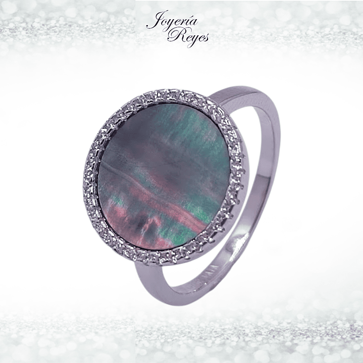 Anillo de plata rodinada fabricación Italiana - ley 925 - modelo JRMY8933KL--W 1