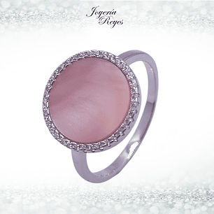 Anillo de plata rodinada fabricación Italiana - ley 925 - modelo JRMY8933KL--W2