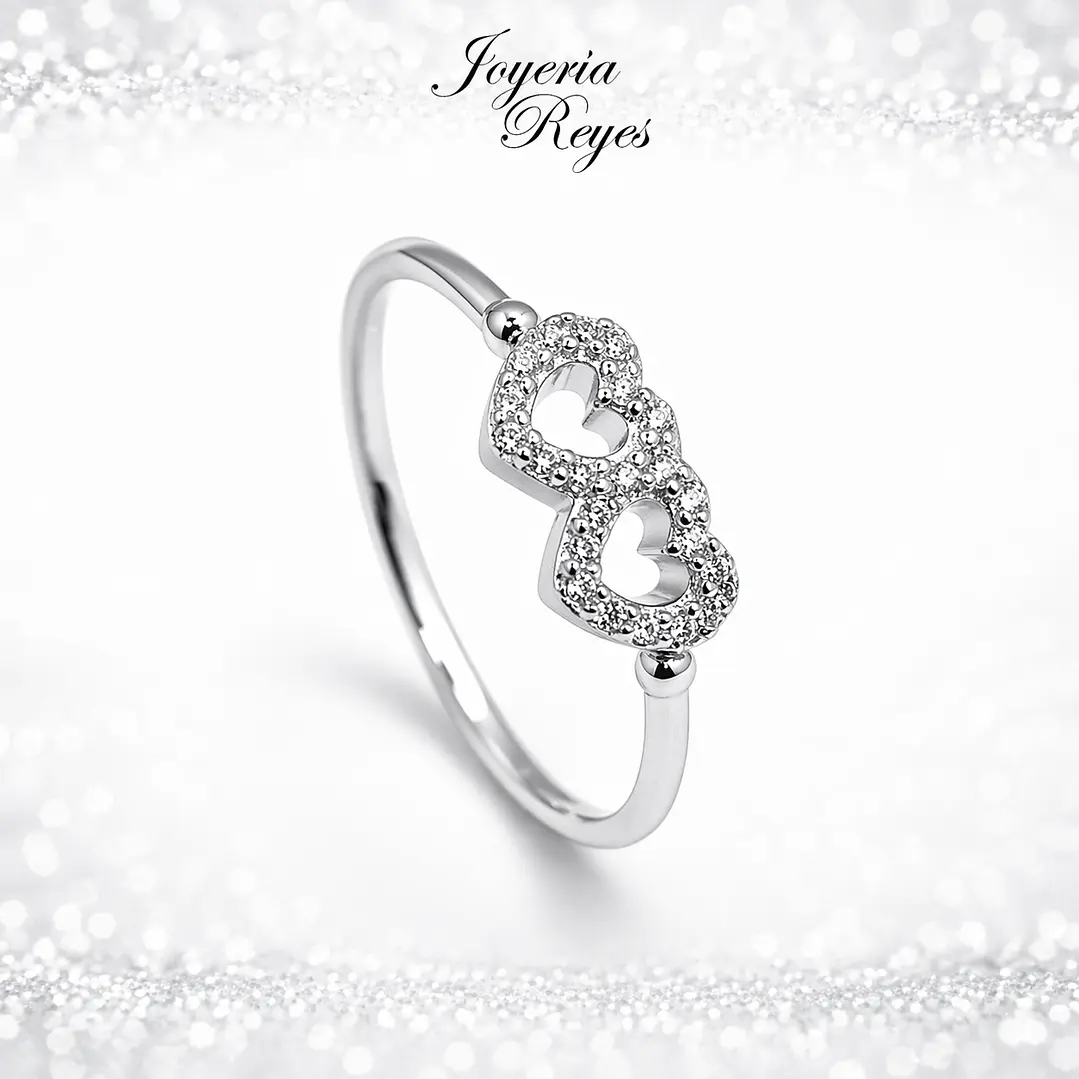 Anillo de plata rodinada fabricación Italiana - ley 925 - modelo 12201FRSWSH1 1