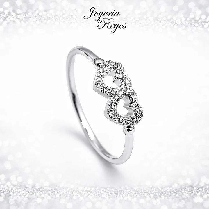 Anillo de plata rodinada fabricación Italiana - ley 925 - modelo 12201FRSWSH1 1