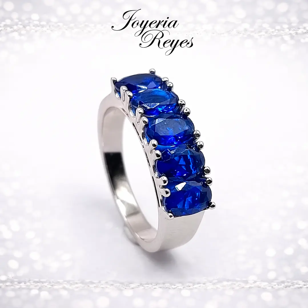 Anillo de plata rodinada fabricación Italiana - ley 925 - modelo 22860XRSWSH1 1