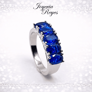 Anillo de plata rodinada fabricación Italiana - ley 925 - modelo 22860XRSWSH1