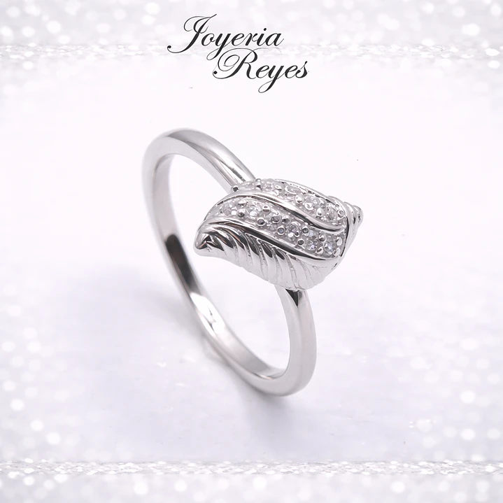 Anillo de plata rodinada fabricación Italiana - ley 925 - modelo 27552FRSWSH1 1