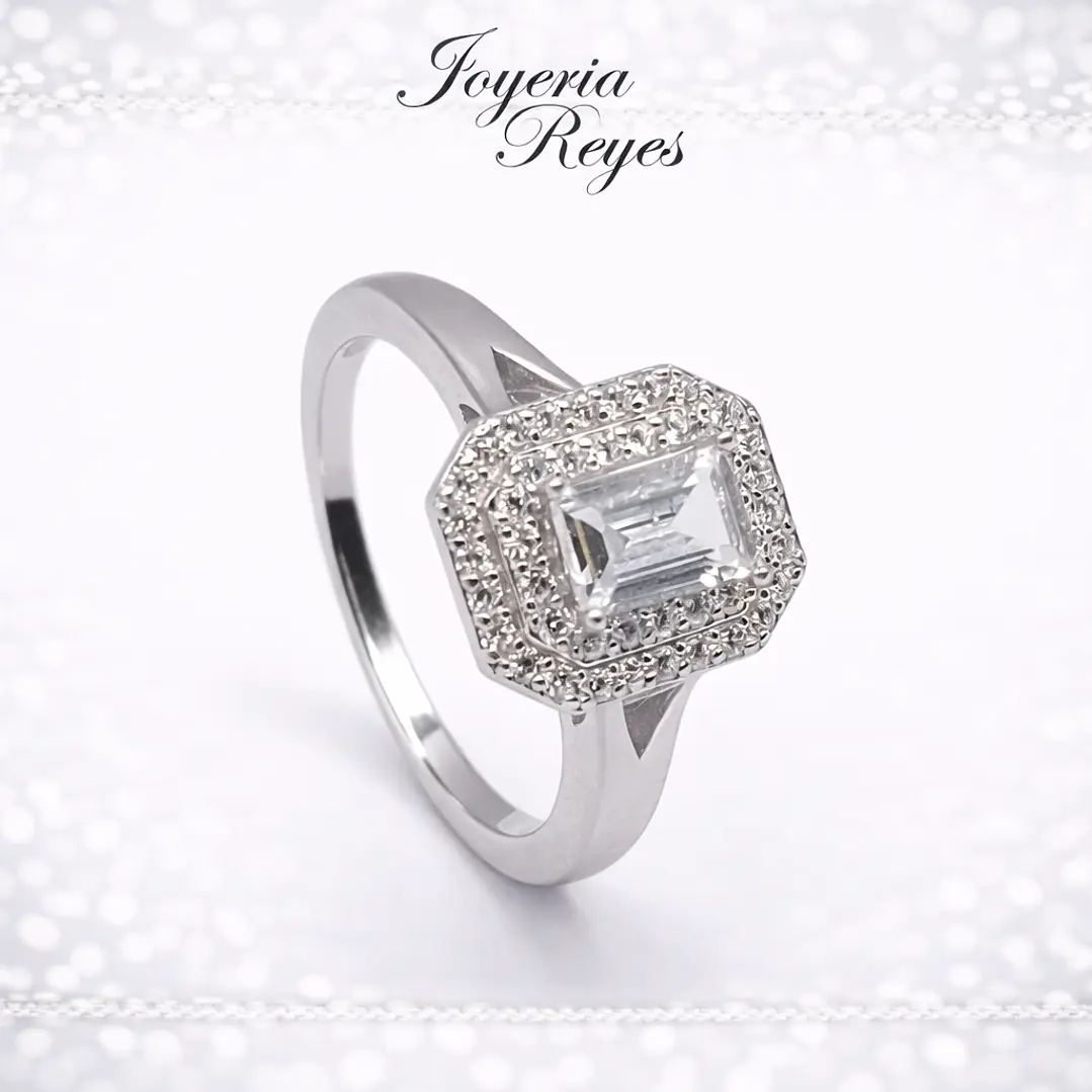 Anillo de plata rodinada fabricación Italiana - ley 925 - modelo FR0104 1