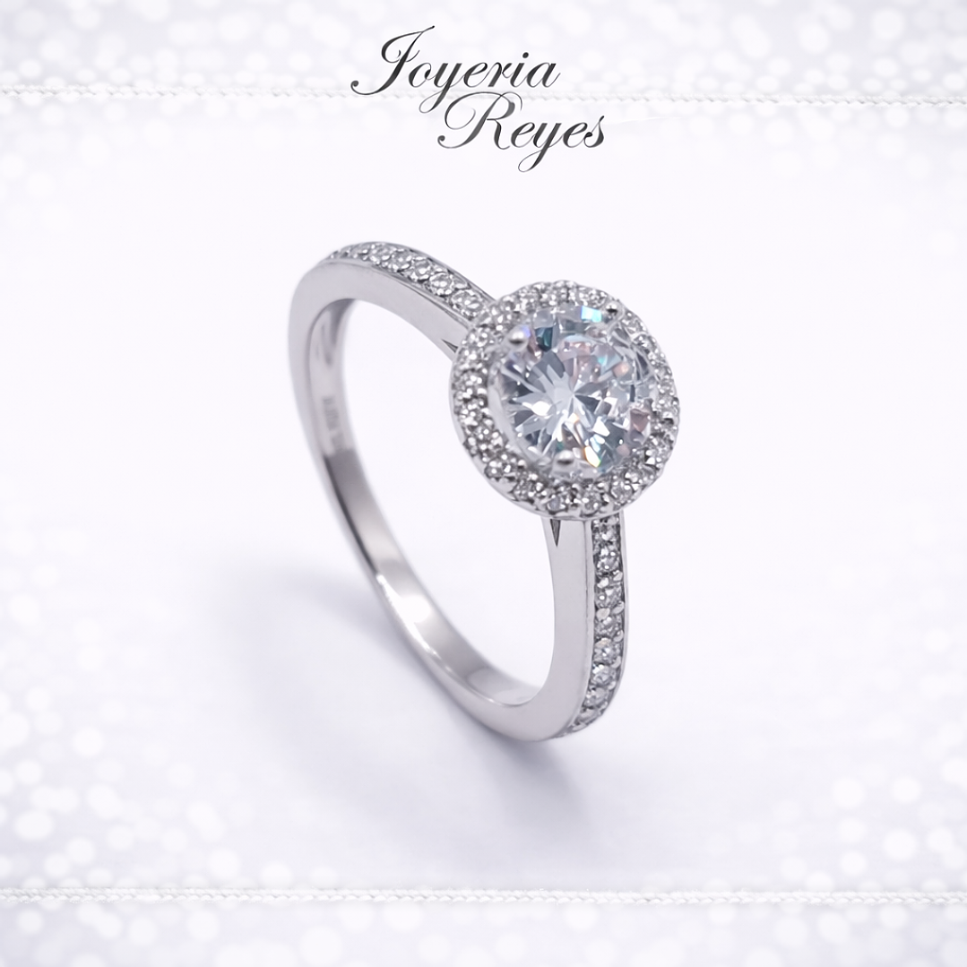 Anillo de plata rodinada fabricación Italiana - ley 925 - modelo R-0032 1